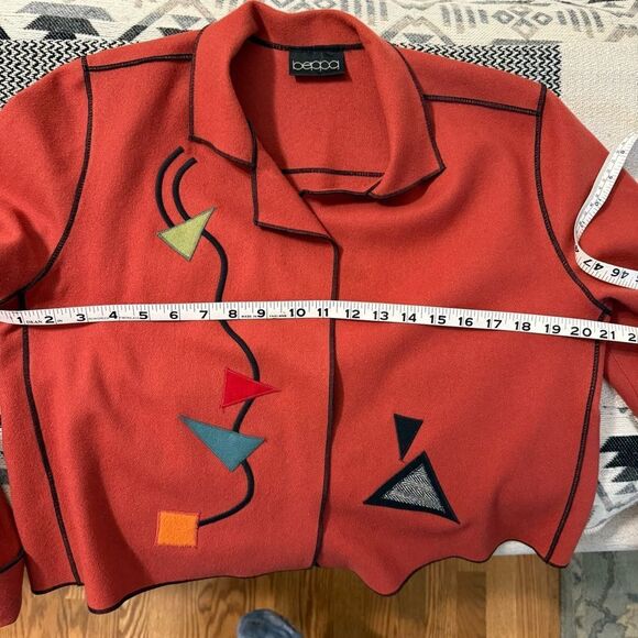 Beppa Vintage Red(pinkish) Wool Jacket - Picture 9 of 10